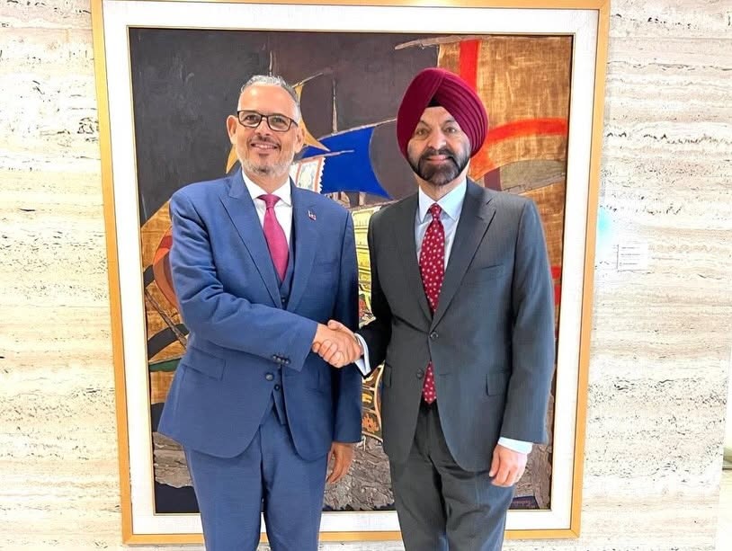 Washington Alix Didier Fils-Aimé rencontre le Président du Groupe de la Banque mondiale