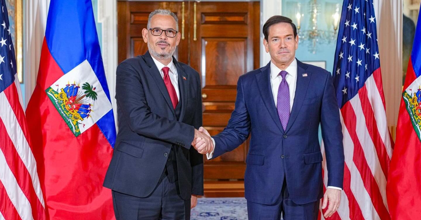 À Washington, Alix Didier Fils-Aimé rencontre le secrétaire d’État américain Marco Rubio 